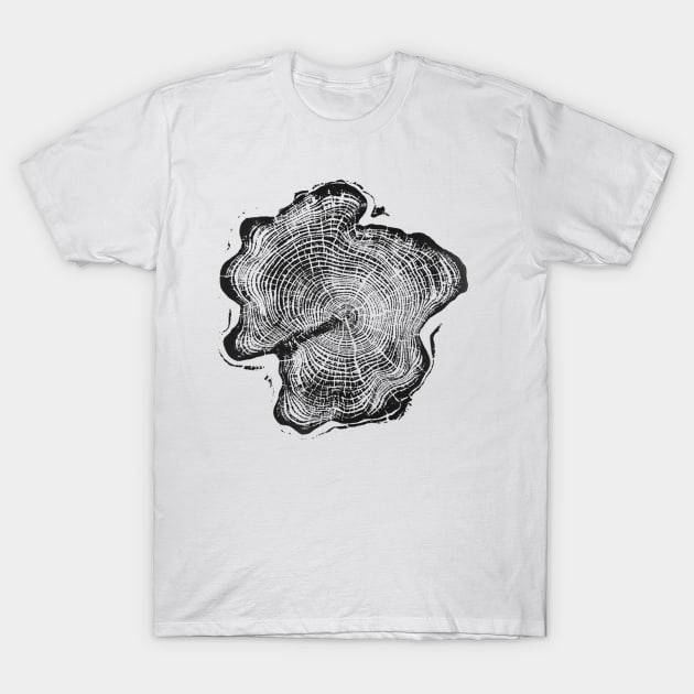 Tree Ring Year T-Shirt by hitext